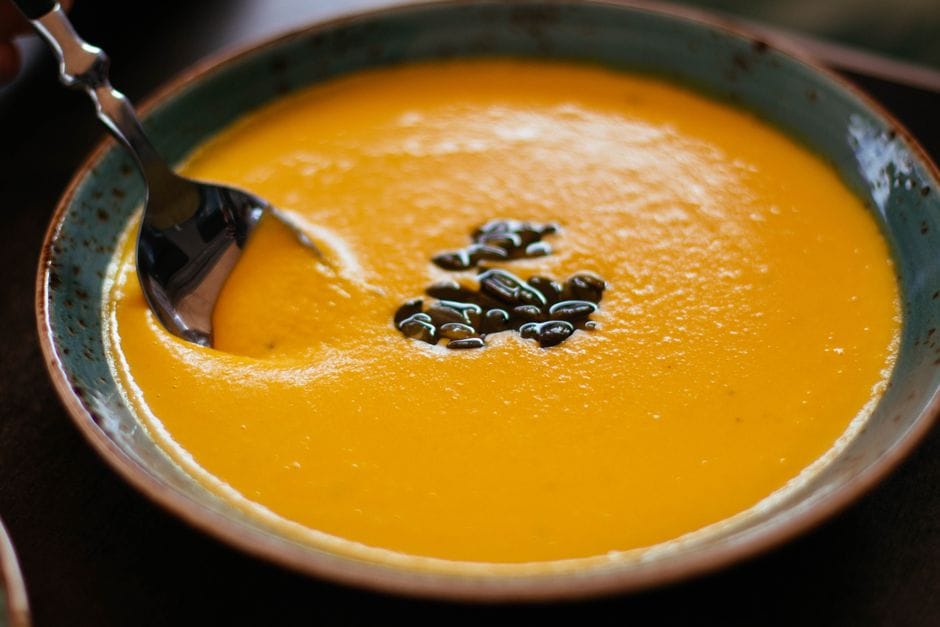 Sopas de inverno com os legumes da horta